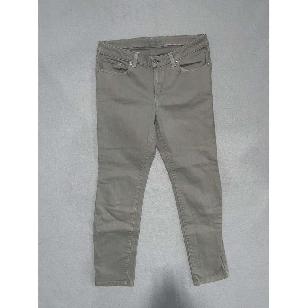 Michael Kors Jeans Mens 31x25 GRay Denim Cotton‎ Stretch Straight Leg Streetwear
